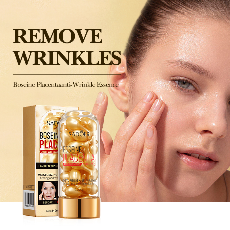 Placenta Extract Serum - 25pcs Boseine Face Serum Capsule Facial