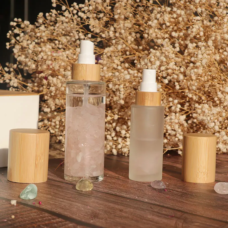 Luxury Natural Skincare - Eco-Friendly Cosmetics Packaging natural Bamboo Emulsion