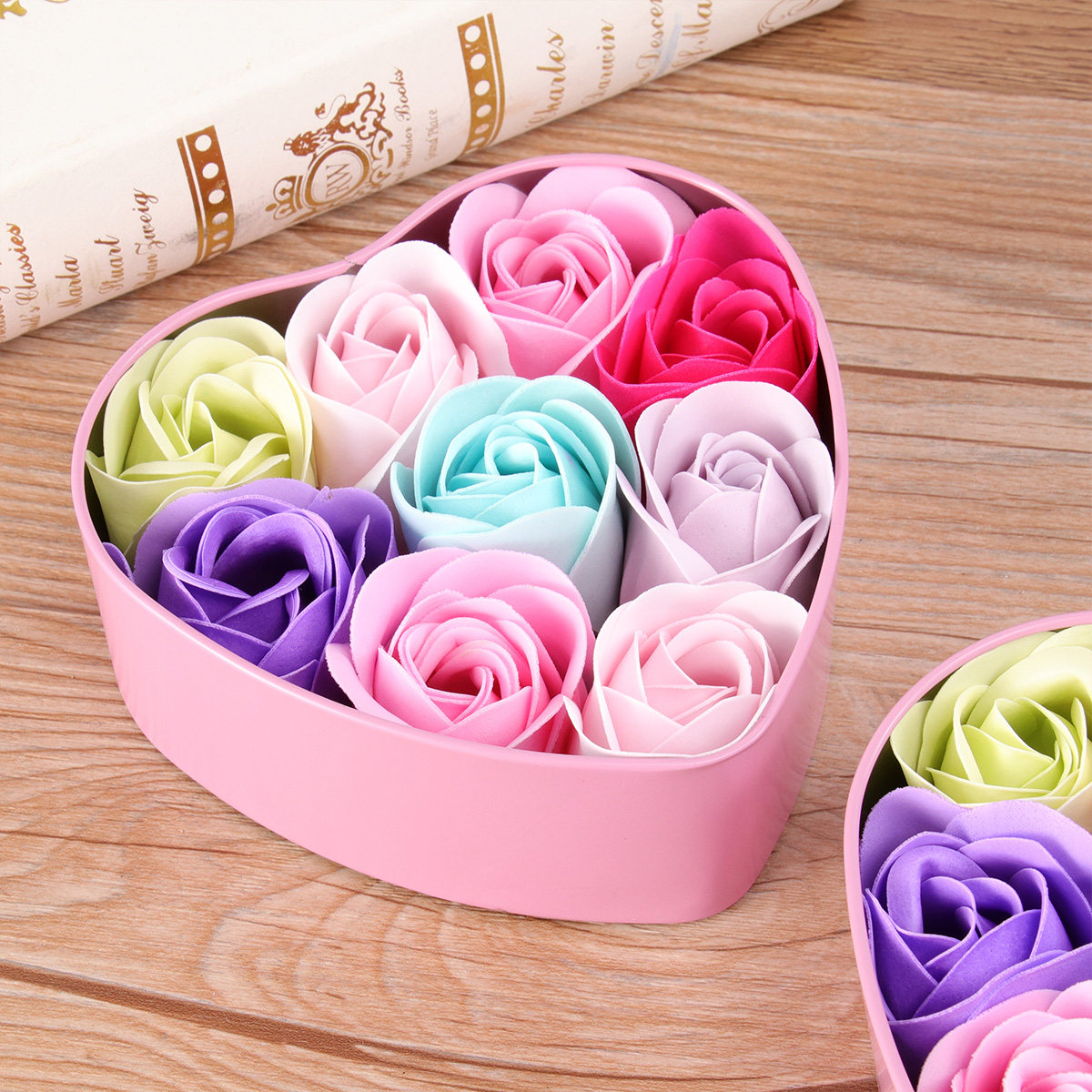 Rose Soap Flower Soap Set in E - Luxury Natural Skincare avis et prix