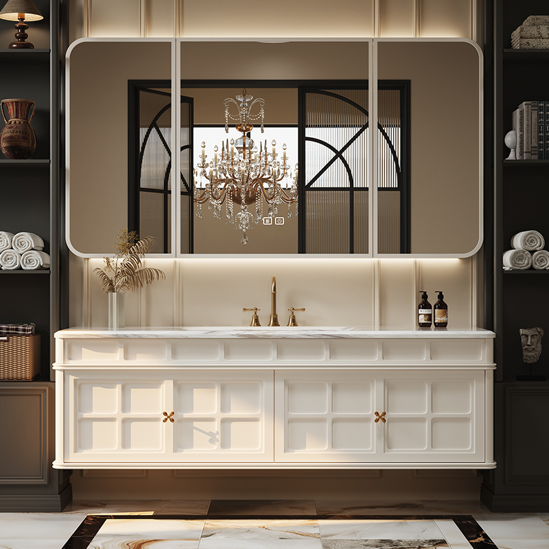 French Retro Bathroom Cabinet  - Luxury Skincare & Spa avis et prix