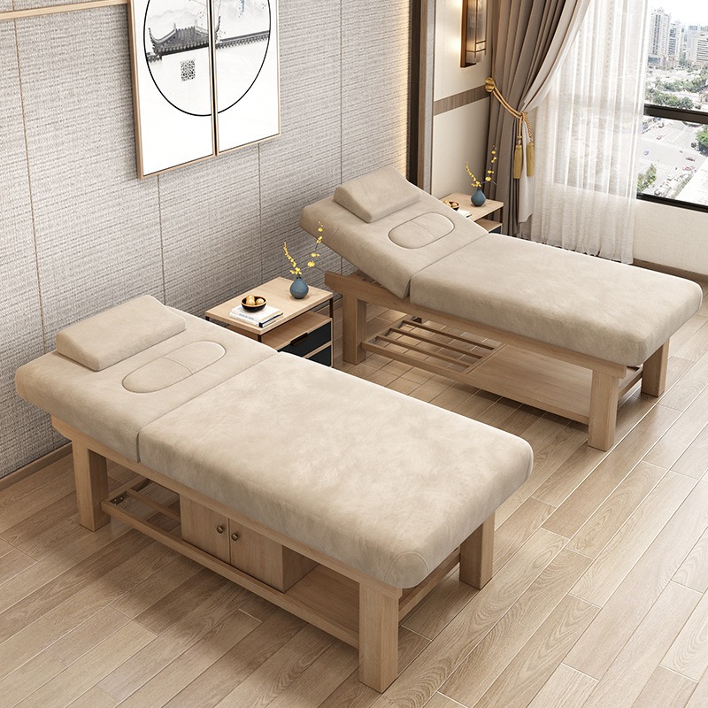 Modern Luxury Wooden Massage B - Luxury Skincare And Spa avis et prix