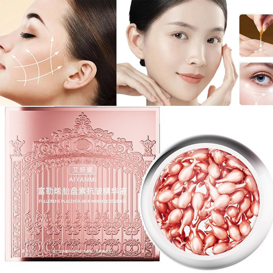 30 Capsules Fullerene Placenta - Placenta Extract Serum avis et prix