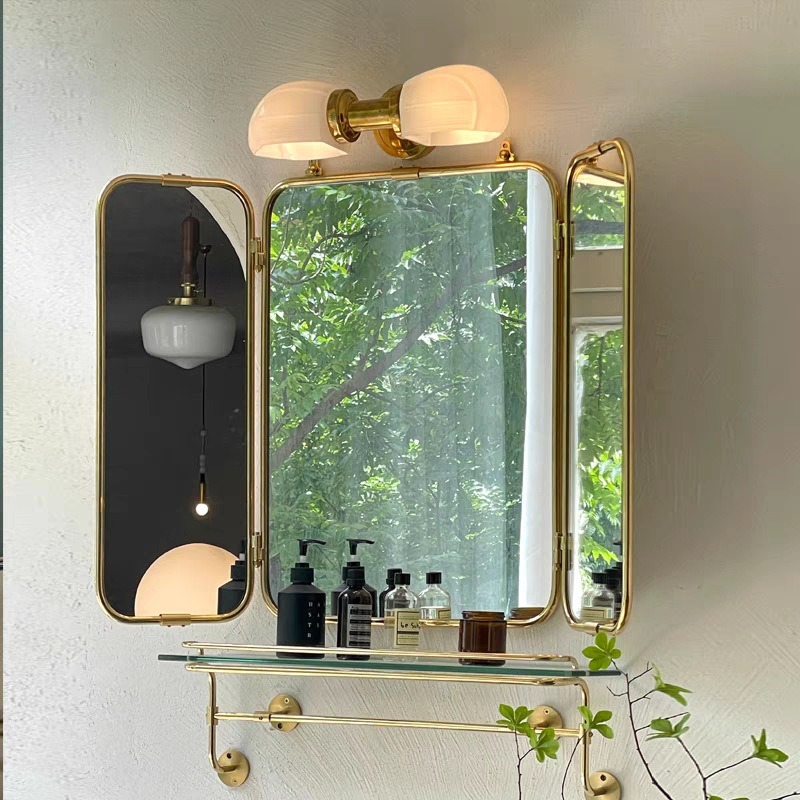 Stainless Steel Mirror Foldabl - Luxury Skincare Accessories avis et prix