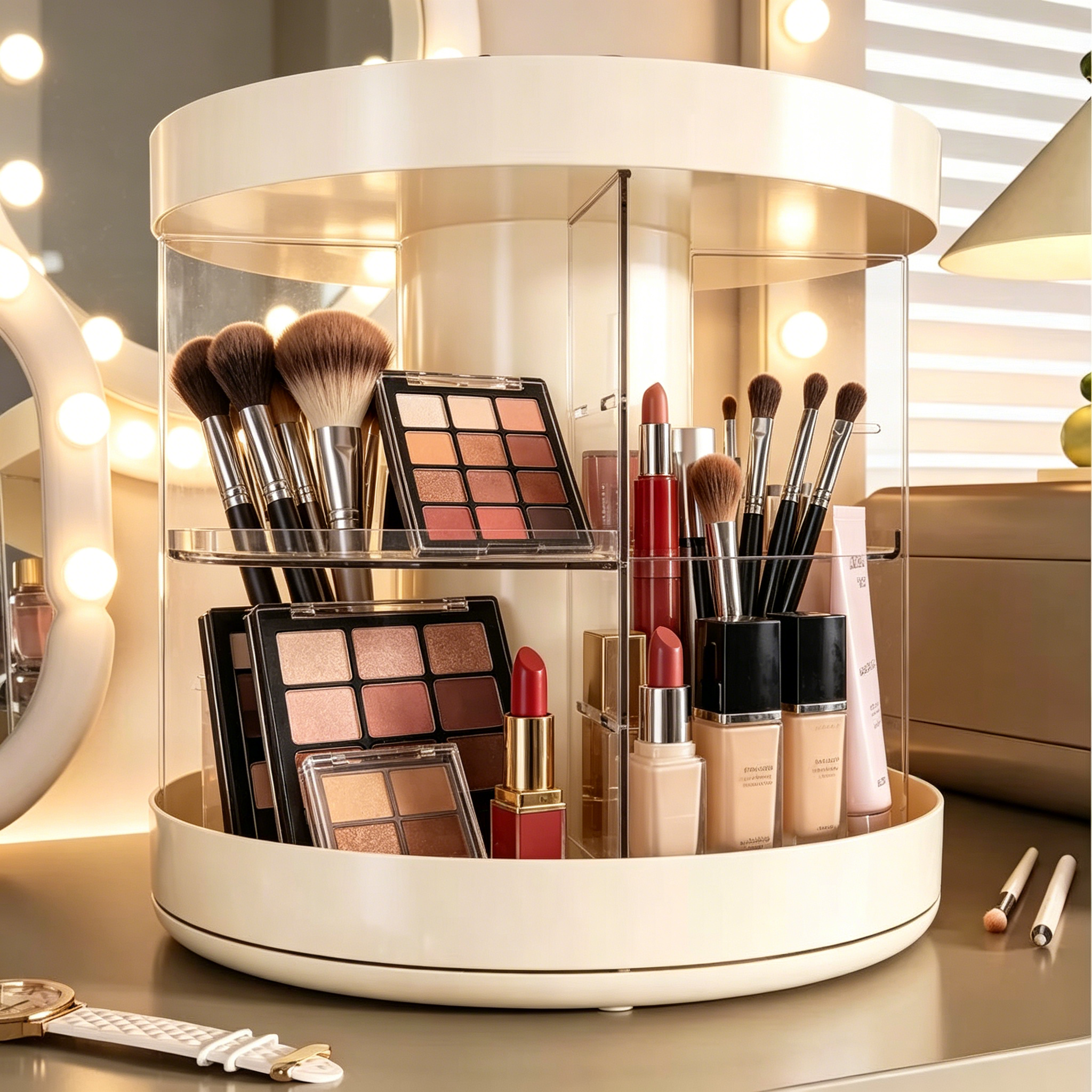 Rotating Layered Makeup Organi - Luxury Skincare & Spa avis et prix