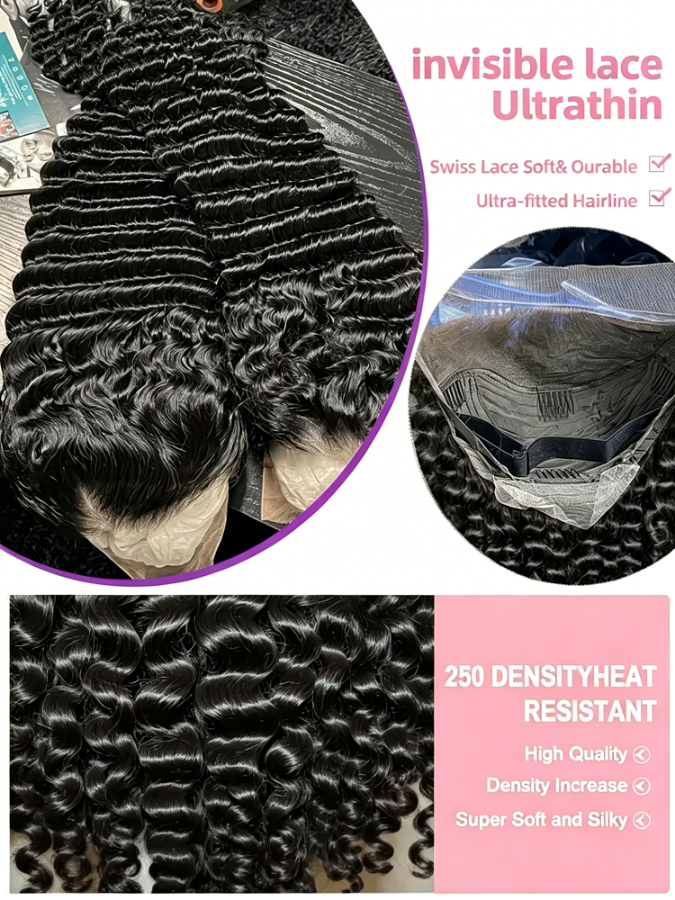 13x6 HD Loose Deep Wave Lace F - Luxury Natural Skincare avis et prix