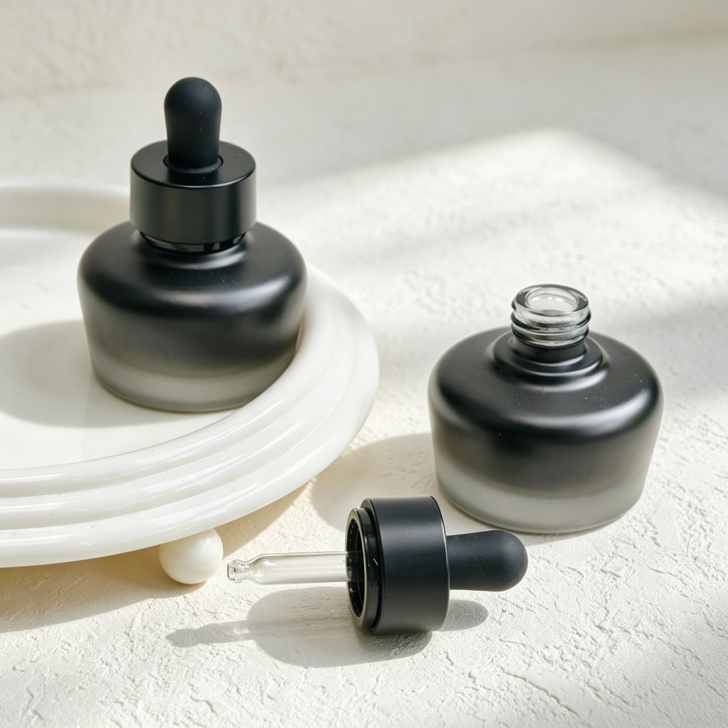 30ml Frosted Glass Dropper Bot - Luxury Skincare Essential avis et prix