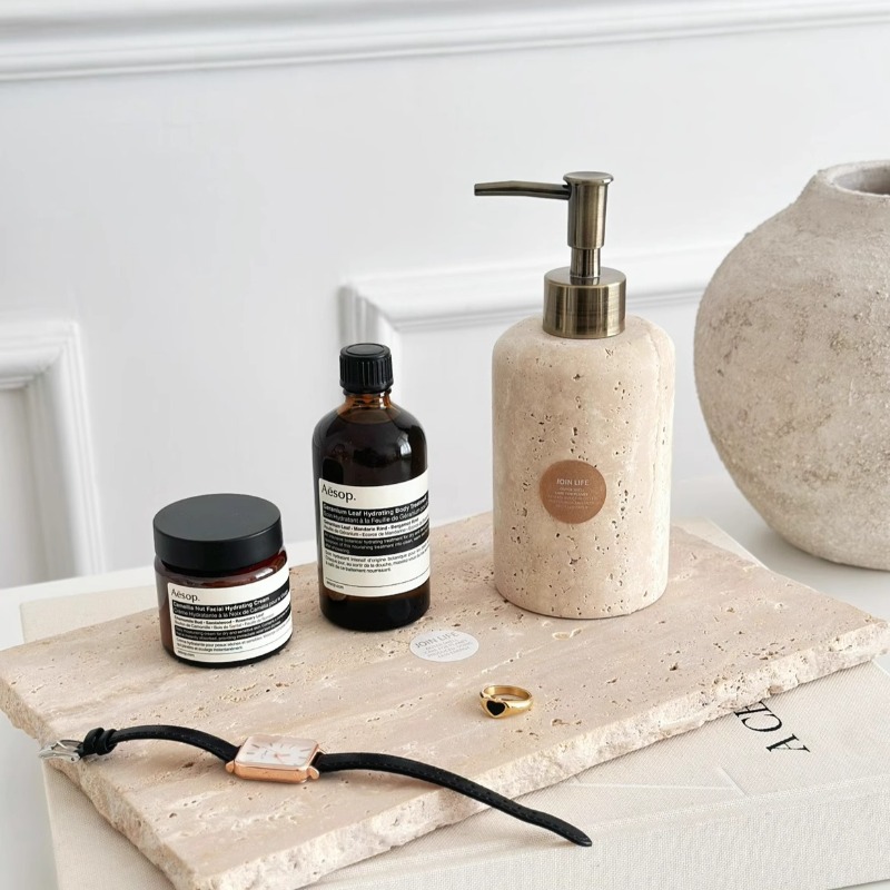Natural Stone Lotion Dispenser - Luxury Natural Skincare avis et prix
