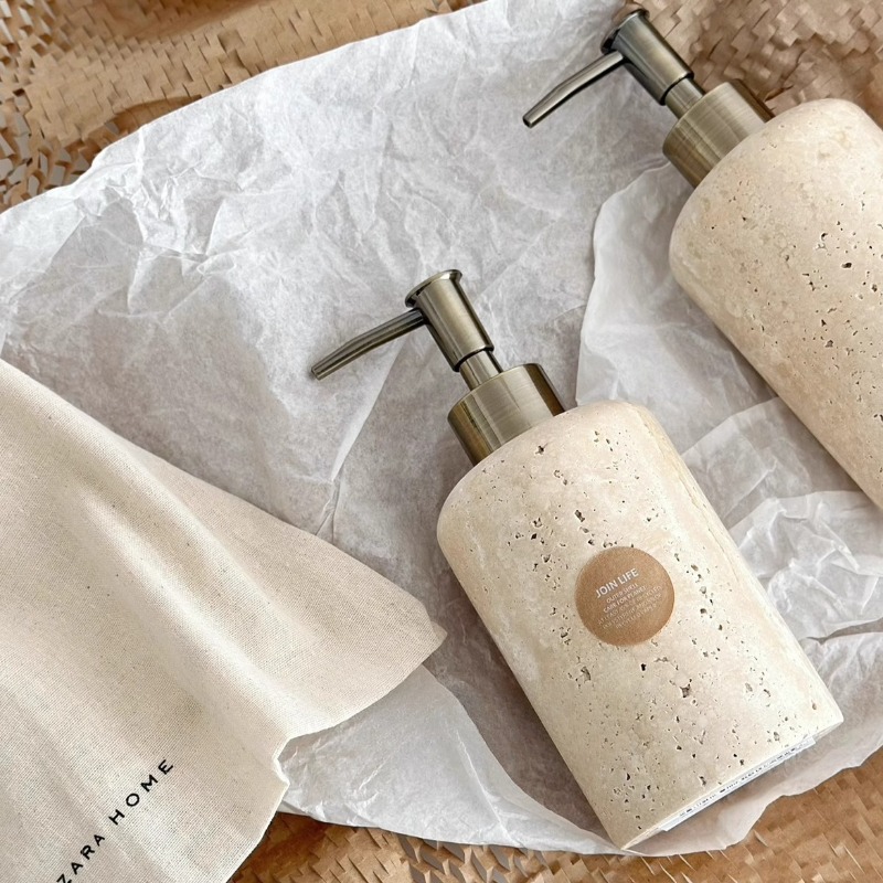 Natural Stone Lotion Dispenser - Luxury Natural Skincare avis et prix