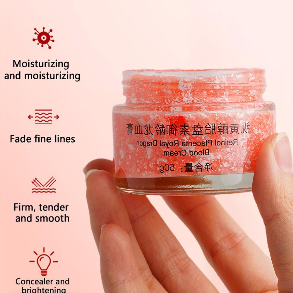 50g Dragon Blood Retinol Face  - Placenta Extract Serum avis et prix