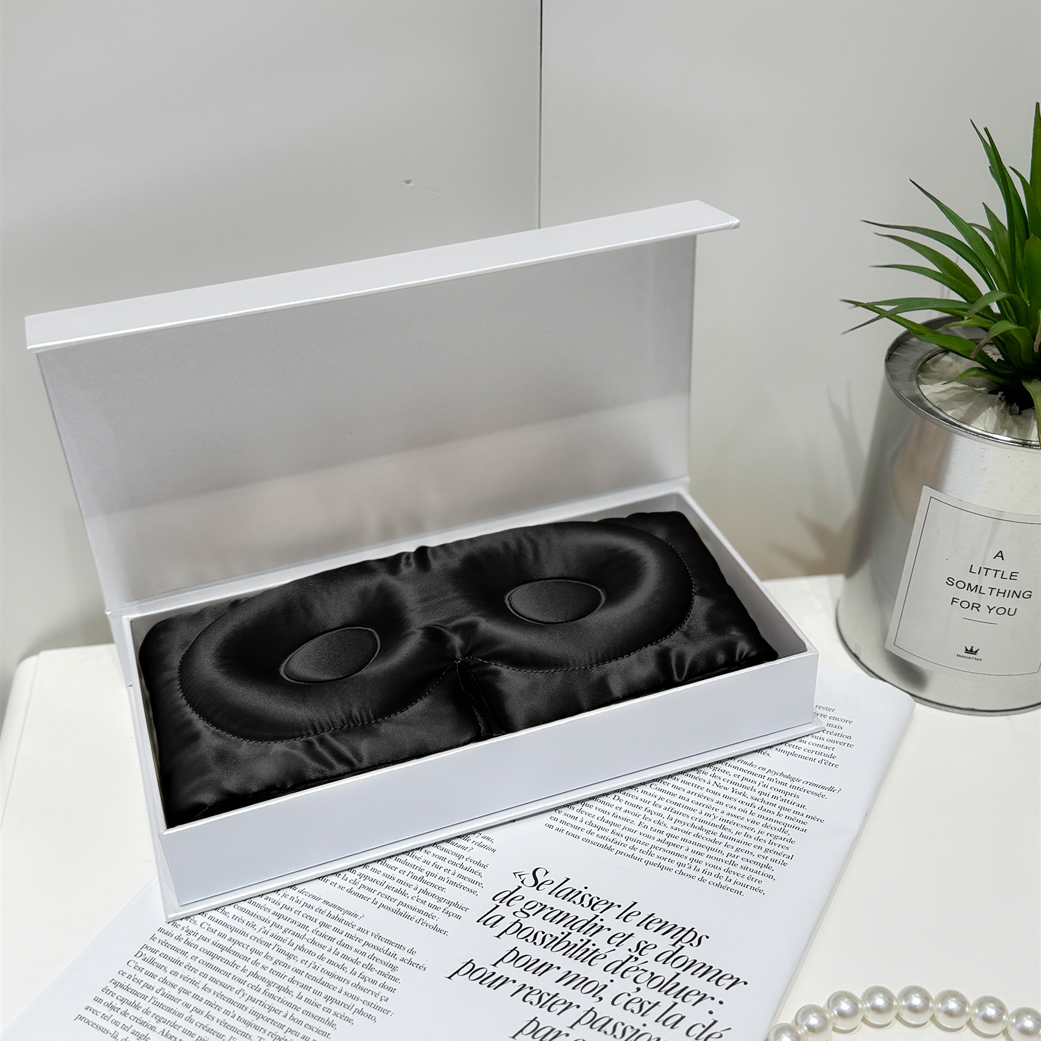 100% Natural Silk Sleep Mask F - Luxury Natural Skincare avis et prix