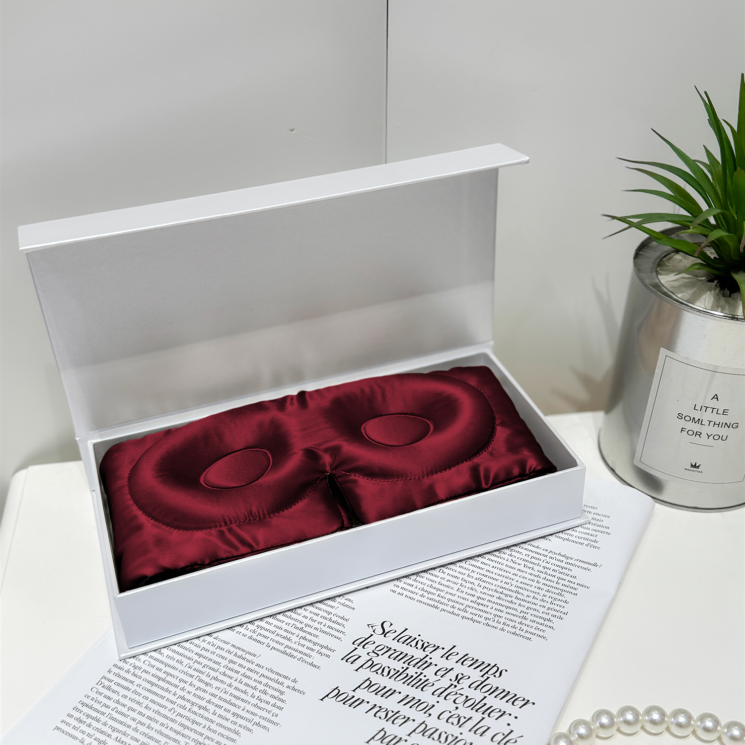 100% Natural Silk Sleep Mask F - Luxury Natural Skincare avis et prix