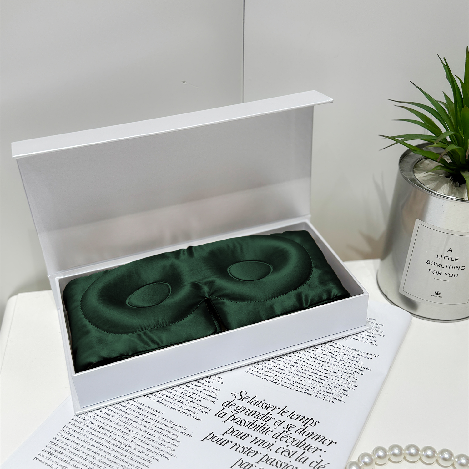 100% Natural Silk Sleep Mask F - Luxury Natural Skincare avis et prix