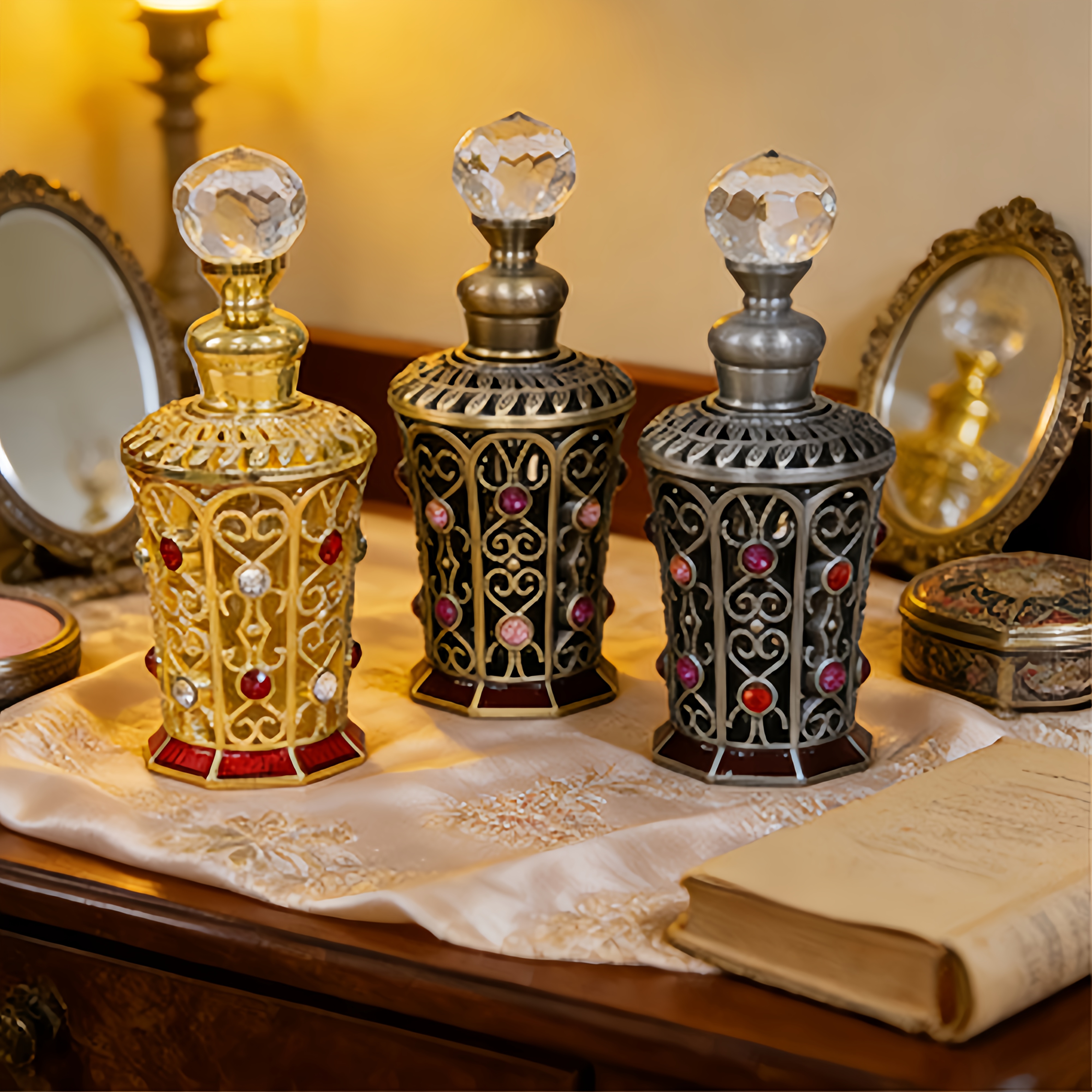 A Set of Vintage-Style Dispens - Luxury Skincare Essential avis et prix